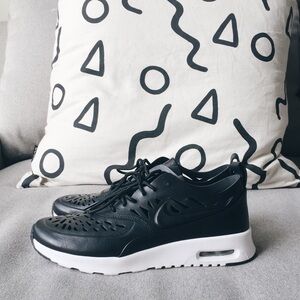 Nike Black and White Classic High-Top Sneakers